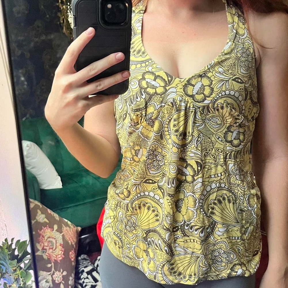 LOFT Yellow Halter Top - Women’s size small